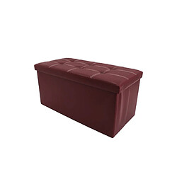 Avis Mobili Rebecca Banc de Stockage Pouf Similicuir Avec Couvercle 38x76x38