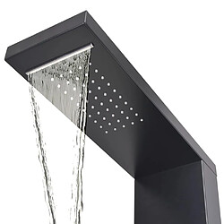 Acheter vidaXL Système de panneau de douche Aluminium Mat Noir