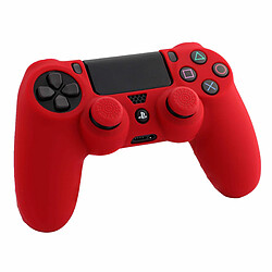 Avis Blade PlayStation 4 - Peau de contrôleur de silicone, y compris les poignées de pouce - rouge