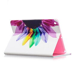 Acheter Etui en PU stand d'impression modèle tablet pétales colorés pour votre Apple iPad 9.7 (2017)