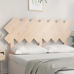 Maison Chic Tête de lit scandinave,Meuble de chambre 141x3x80,5 cm Bois massif de pin -MN84488