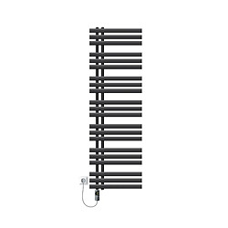 LuxeBath Radiateur de salle de bain acier anthracite 50x160cm avec élément chauffant 900W