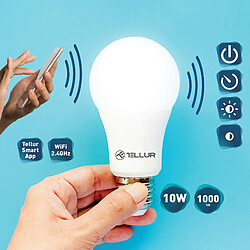 Tellur WiFi Smart Bulb E27, 10W, blanc/chaud, variateur