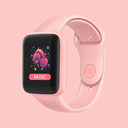 Montre iWear M7 Smart & Fit avec Full Touch 1,3'' IPS Contrôle multimédia / HR / Tension artérielle / Social Rose pas cher