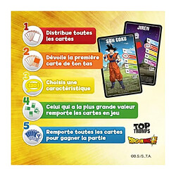 Avis Winning Moves DRAGON BALL SUPER Jeu de cartes Top Trumps