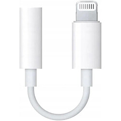 GUPBOO Adaptateur Lightning Jack 3.5mm Blanc iPhone,JL700