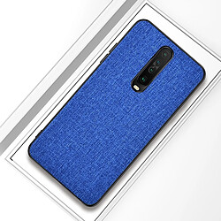 Wewoo Coque Pour Xiaomi Redmi K30 Housse de protection en tissu antichoc Aqua Blue