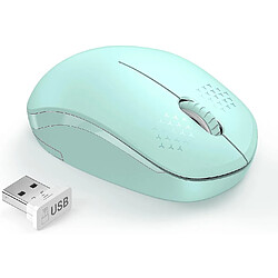 Universal Souris sans fil, 2,4 g de souris sans bruit avec calcul portable par le récepteur USB