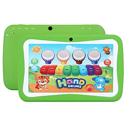 Wewoo Pour enfants, 7 pouces, 512 vert Mo + 8 Go, Android 5.1 RK3126 Quad Core 1.3GHz, WiFi, carte TF 32 Go, double caméra Tablette Tactile