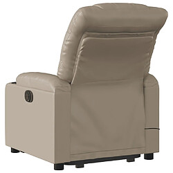 Acheter vidaXL Fauteuil inclinable de massage Cappuccino Similicuir