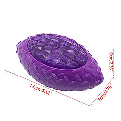 Acheter Jouet d'entraînement interactif pour chien, chiot, en forme de ballon de football, avec lumière et son, pour nettoyer les dents et les mordre.