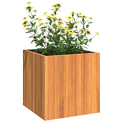 Avis vidaXL Jardinière 45x45x45 cm bois massif d'acacia