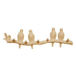 Creative Oiseaux Muraux Art Cintre Cap Titulaire De Stockage Décor À La Maison Cadeau Perle 4 Oiseau pas cher