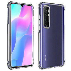 Avizar Pack Protection Xiaomi Mi Note 10 Lite Coque Souple + Verre Trempé Transparent