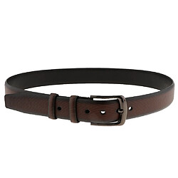 Avis hommes pu cuir sangle ceinture broche boucle jeans pantalon ceinture ceinture ceintures café