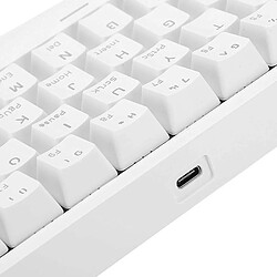 Chrono Clavier RK61 - Clavier Mécanique Blanc, Clavier de Bureau de Jeu pour Téléphones Mobiles et Tablettes, Pièces D'ordinateur(blanc) pas cher