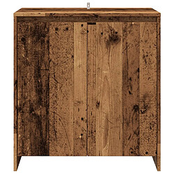 Avis vidaXL Buffet vieux bois 70x41x75 cm bois d'ingénierie