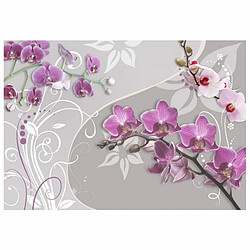 Paris Prix Papier Peint Flight of Purple Orchids 105 x 150 cm