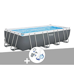 Kit piscine tubulaire Bestway Power Steel rectangulaire 5,49 x 2,74 x 1,22 m + Kit d'entretien