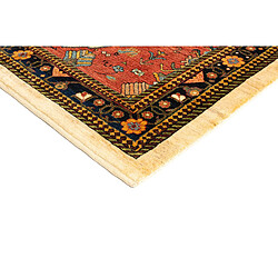 Avis Vidal Tapis de laine 212x150 rouge Kashkuli