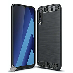 Htdmobiles Coque silicone gel carbone pour Samsung Galaxy A70 + film ecran - NOIR