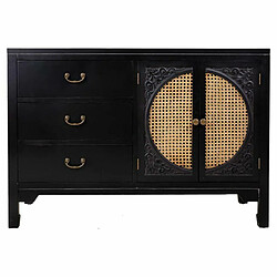 Acheter Buffet Alexandra House Living Noir Rotin Bois d'épicéa 36 x 73 x 106 cm