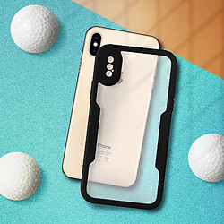 Avis Avizar Coque 360° pour iPhone XS Max Dos Rigide Protection Écran Souple Contour noir