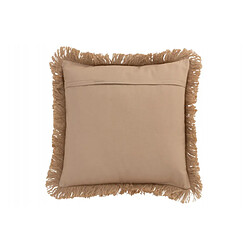 Dansmamaison Coussin Fleur Abstrait Jute Naturel/Beige