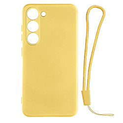 Avizar Coque Samsung Galaxy S23 Silicone Jaune