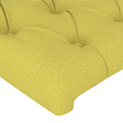 Avis vidaXL Têtes de lit 4 pcs Vert 72x7x78/88 cm Tissu