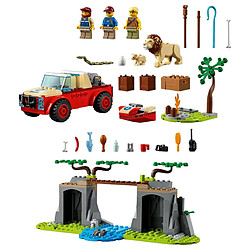 Lego 60301 Le Tout-terrain de Sauvetage des Animaux Sauvage Multicolore