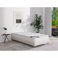 Vente-Unique Matelas 90 x 190 cm ressorts ensachés ép.20cm - SONGE de YSMÉE 