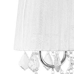 Acheter Beliani Lampe suspension EVANS Blanc