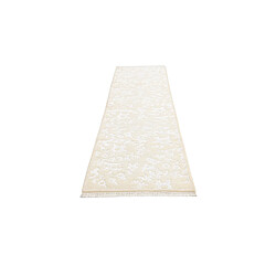 Avis Vidal Tapis de couloir en laine 297x81 beige Darya