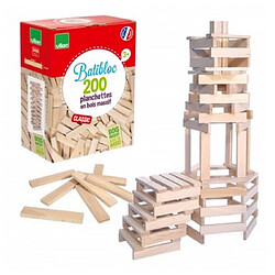 Batibloc classic 200 planchettes en bois Vilac