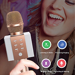 Avis TOSING 008 Sans Fil Karaoké Microphone Bluetooth Haut-Parleur 2-en-1 Handing Singing Enregistrement Portable KTV Lecteur pour iOS