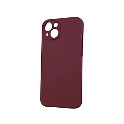 Coque en silicone pour iPhone 13 6.1" bordeaux