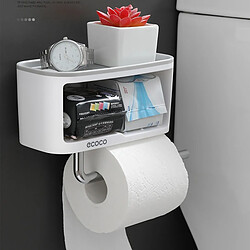 Avis Universal Porte-papier de toilette multifonctionnel Porte-rouleaux de toilette double couche idéal pour les étagères de cuisine et de salle de bains Porte-papier | Porte-papiers (gris)