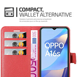 Acheter Cadorabo Coque Oppo A16s / A54s Etui en Rouge