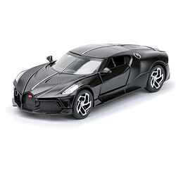 Universal 1/32 Sport Modèle Voiture Moulée Sous Pression Lampe Echo Super Round Miniature Jouet Cadeau | Voiture Moulée Sous Pression(Le noir)