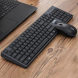 Jeu De Bureau D'ordinateur Sans Clavier Et Souris Ensemble Combiné Noir