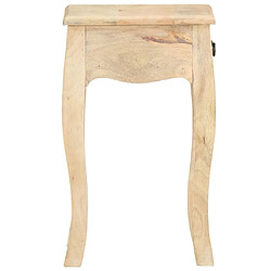 Acheter vidaXL Table de chevet 28x28x46 cm Bois de manguier massif