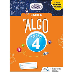 Cahier d'algo 5e, 4e, 3e, cycle 4