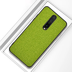 Wewoo Coque Pour Xiaomi Redmi K30 Housse de protection en tissu antichoc vert