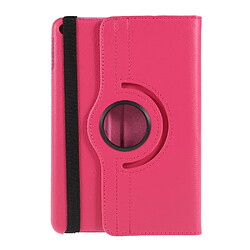 Etui en PU litchi avec support rose pour votre Apple iPad mini (2019) 7.9 pouces