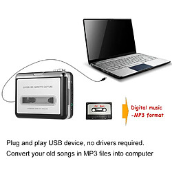 Universal Portable MP3 Cassette Capture MP3 USB Ruban adhésif PC Super MP3 Music Player Audio Converter Video Recorder Player Cassette à MP3 | pas cher