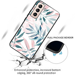 Coque en TPU antichoc feuille pour votre Samsung Galaxy S22