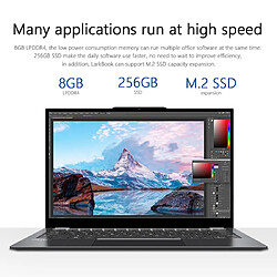 Ordinateur Portable 13.3 Pouces 8GB+256GB Windows 10 Intel Celeron Quad Core YONIS