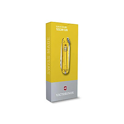 Avis VICTORINOX - 0.6223.T81G - VICTORINOX CLASSIC SD TRANSLUCIDE TUSCAN SUN