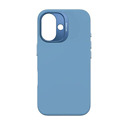 Decoded Coque pour iPhone 16 Compatible MagSafe Antichocs et Antimicrobienne Bleu